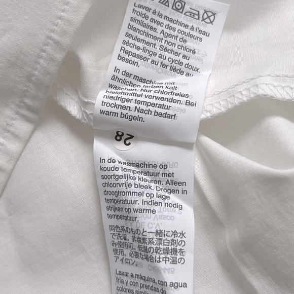 NWT - JCrew Mercantile White Puff Sleeve, Size 0 - Picture 5 of 6